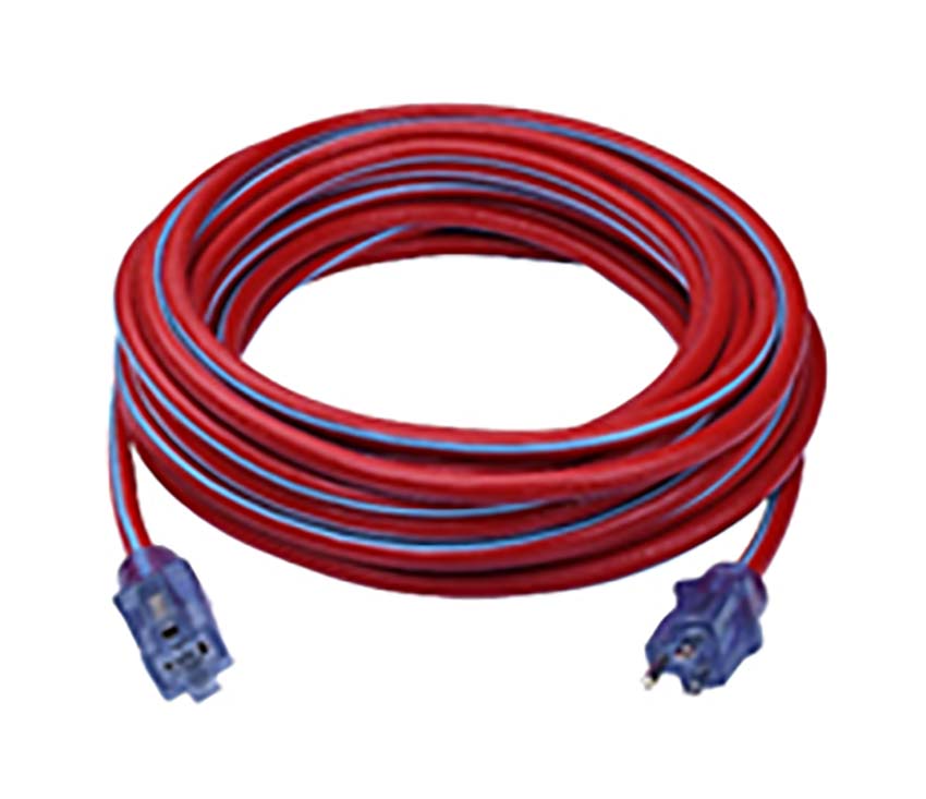 Outdoor Extension Cord with Locking & Lighted Connector
